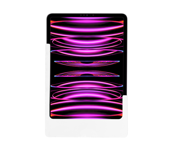 Domo Slide tablet wandhouder vlak met laadfunctionaliteit voor iPad Air 13 inch 2025 - wit