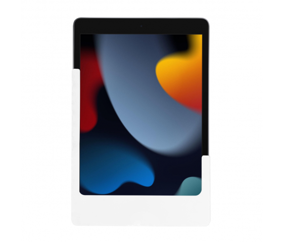Domo Slide wandhouder vlak met laadfunctionaliteit voor iPad Mini 8.3 inch - wit