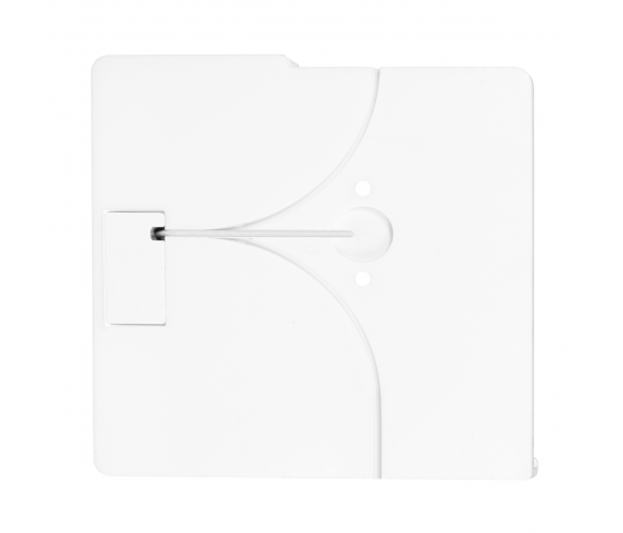Domo Slide tablet wall holder with charging functionality for the iPad 10.2 & 10.5 inch - White