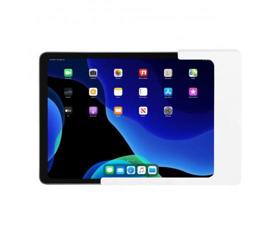 Domo Slide wandhouder vlak met laadfunctionaliteit voor iPad Mini 8.3 inch - wit