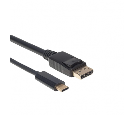 USB-C naar DisplayPort adapterkabel - 1 meter - zwart
