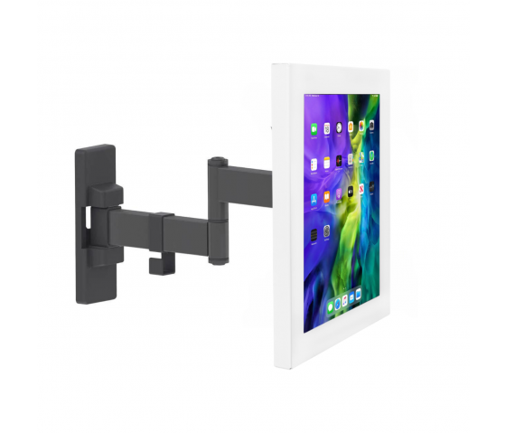 Flexibel tabletväggfäste 265 mm Securo M för 9-11 tum surfplattor - vit