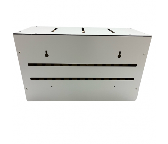 Lockable wall cabinet WBTOK24W for 24 smartphones - white
