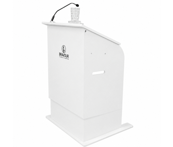 EQUAL wheelchair-accessible lectern - white