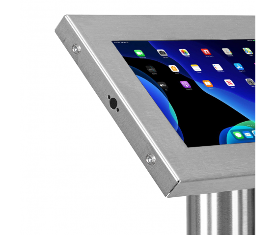 Tablet desk mount Securo S for 7-8 inch tablets - stainless steel