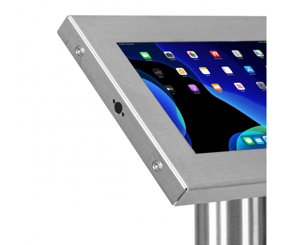 Tablet floor stand Sublime Securo M for 9-11 inch tablets - stainless steel