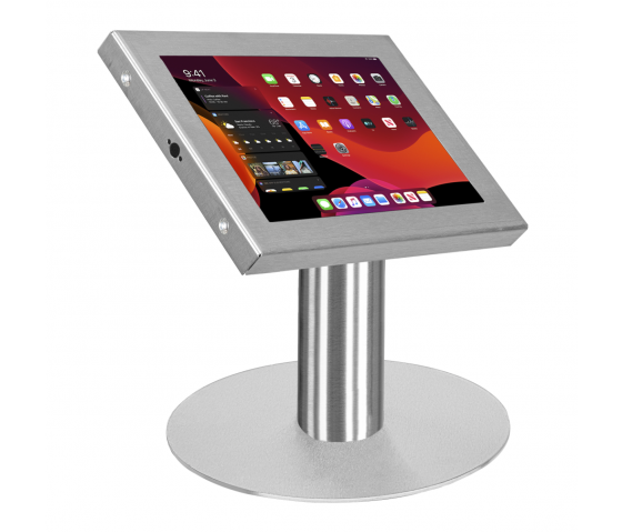 Soporte de mesa Securo M para tablets de 9-11 pulgadas - acero inoxidable