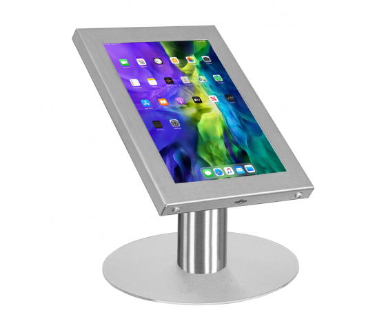 Tablet desk stand Securo S for 7-8 inch tablets - stainless steel