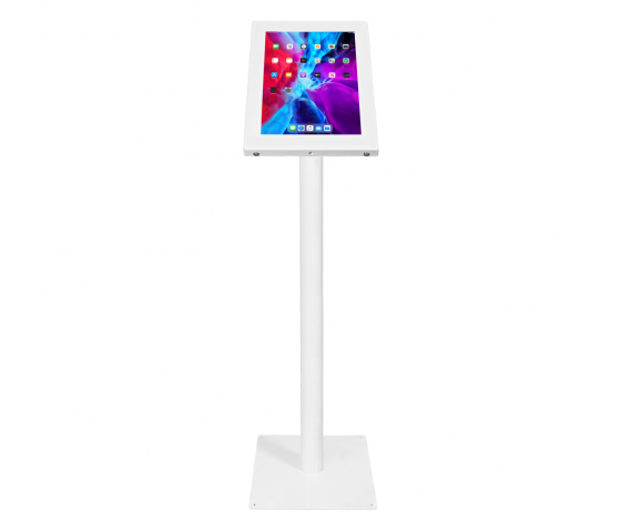 Tablet floor stand Securo XL for 13-16 inch tablets - white