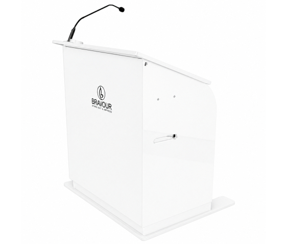 EQUAL wheelchair-accessible lectern - white