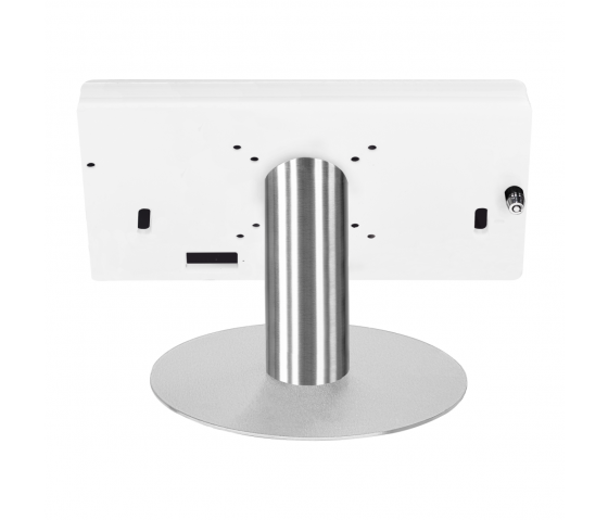 Tablet desk stand Fino for Samsung Galaxy Tab E 9.6 - white/ stainless steel 