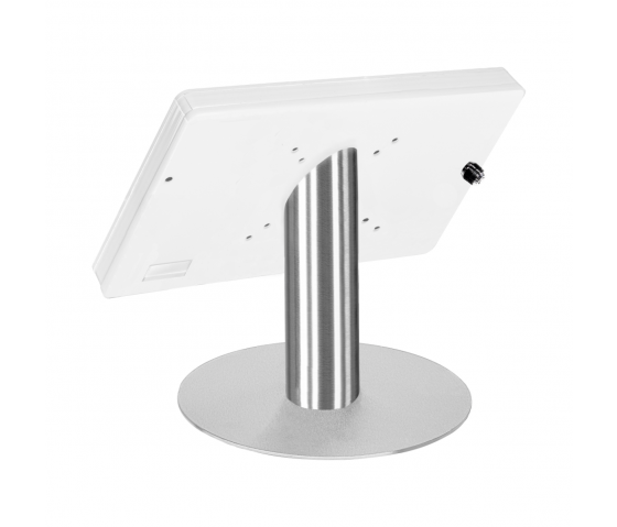 Tablet desk stand Fino for Samsung Galaxy Tab E 9.6 - white/ stainless steel 