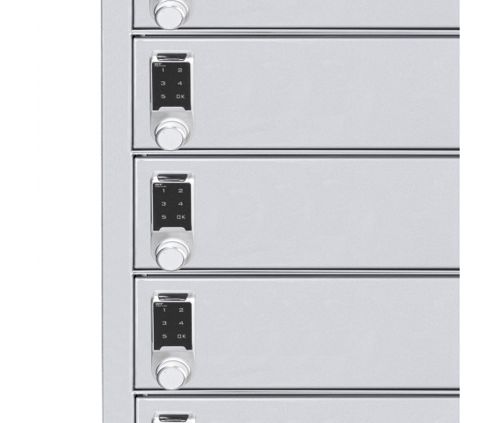 Taquillas de carga BR10DCS para 10 aparatos - cerradura de código digital