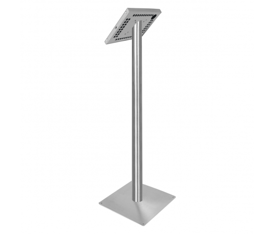 Tablet floor stand Securo M for 9-11 inch tablets - stainless steel