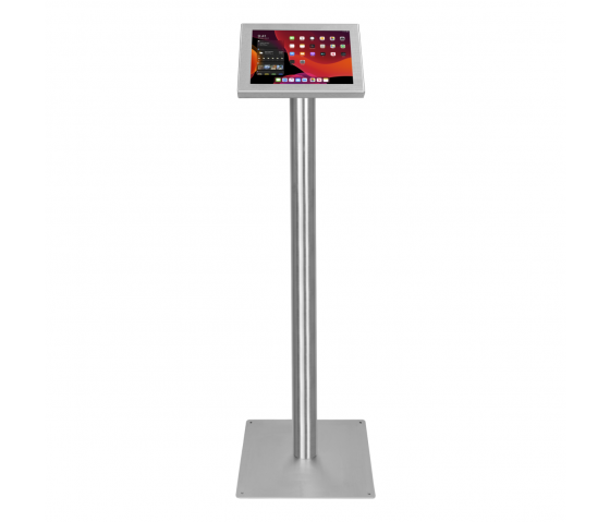 Tablet floor stand Securo M for 9-11 inch tablets - stainless steel