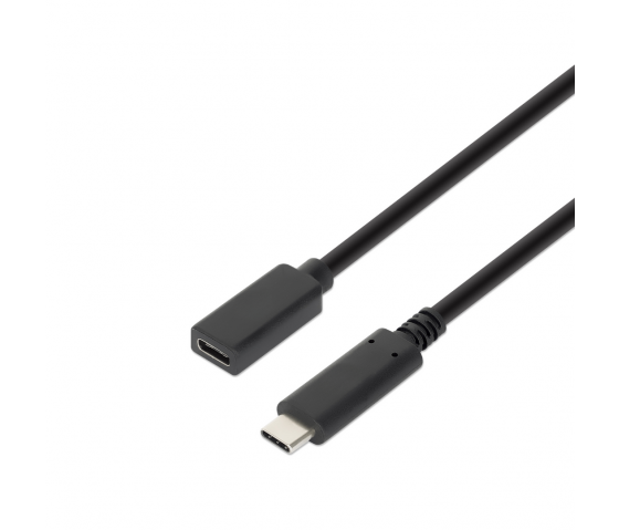 SuperSpeed+ USB-C till USB-C förlängningskabel - 10 Gbps - 0,5 meter - svart