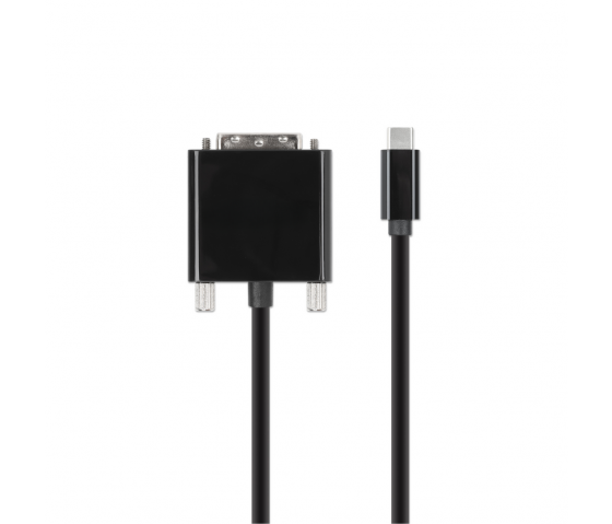 Adapterkabel USB-C till DVI - 2 meter - svart