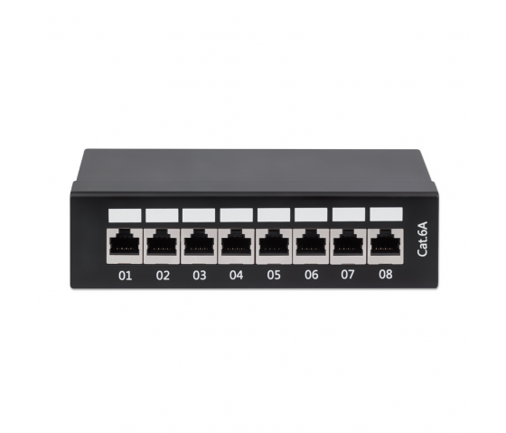 Cat6 desktop patchpaneel 8 poorts
