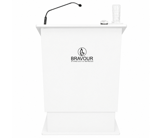 EQUAL wheelchair-accessible lectern - white