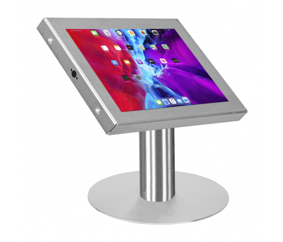 Securo XL tablet table stand for 13-16 inch tablets - stainless steel