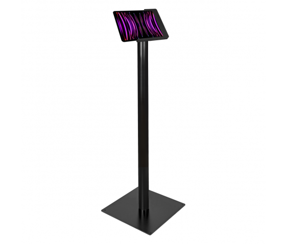 Domo Slide floor stand with charging functionality for iPad Air 13 inch 2024 - black