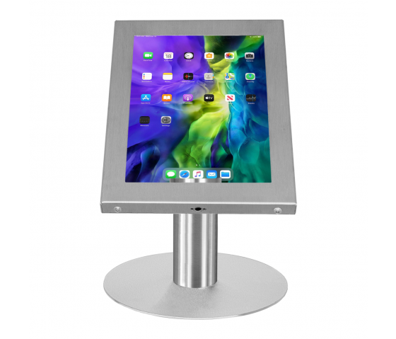 Tablet desk stand Securo S for 7-8 inch tablets - stainless steel