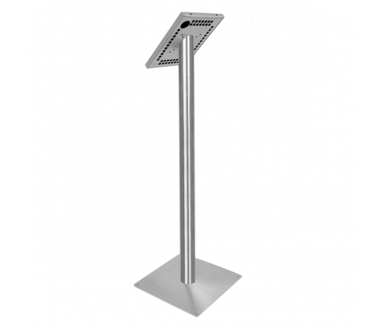 Tablet floor stand Securo M for 9-11 inch tablets - stainless steel