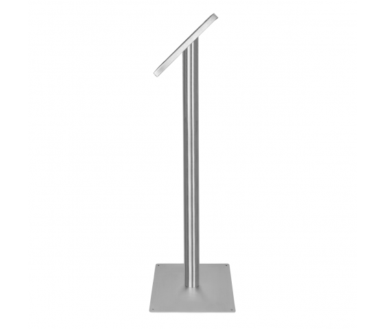 Tablet floor stand Securo M for 9-11 inch tablets - stainless steel