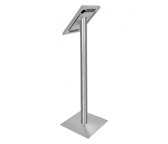 Tablet floor stand Securo L for 12-13 inch tablets - stainless steel