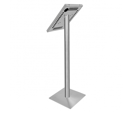 Tablet floor stand Securo XL for 13-16 inch tablets - stainless steel