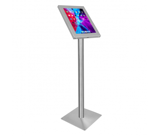 Securo XL tablet floor stand for 13-16 inch tablets - stainless steel