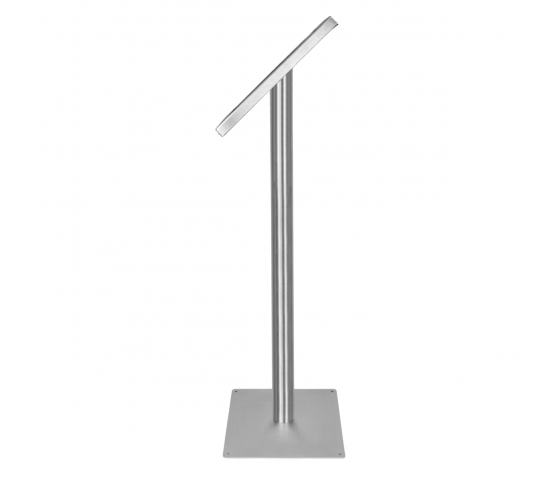 Securo XL tablet floor stand for 13-16 inch tablets - stainless steel