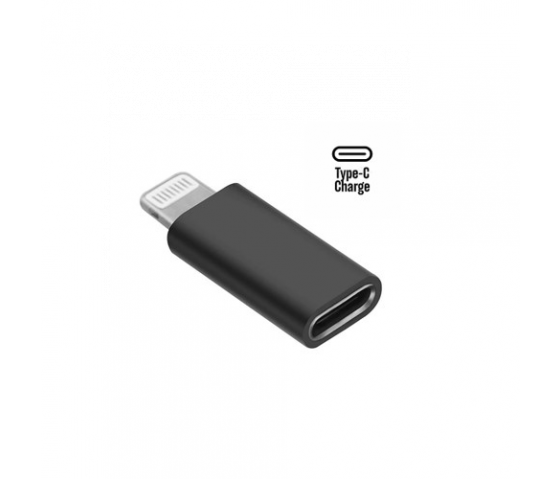 USB-C til Lightning-adapter/konverter - sort 