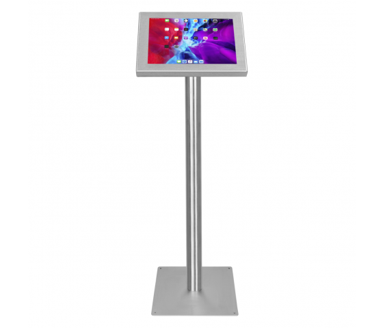 Securo XL tablet floor stand for 13-16 inch tablets - stainless steel