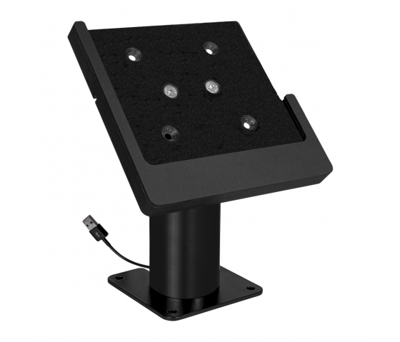 Domo Slide desk mount with charging functionality for iPad Air 11 inch 2024 - black