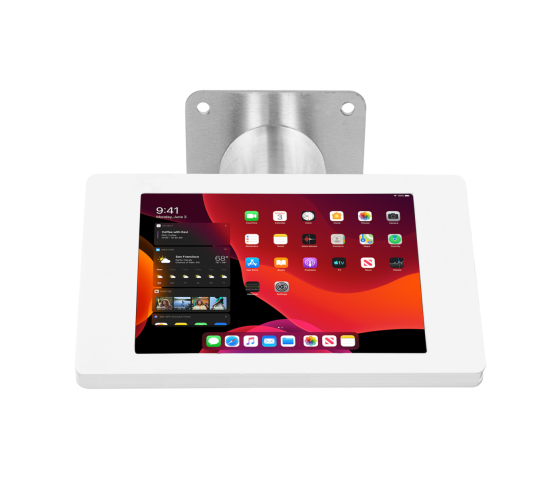 iPad wall mount Fino for iPad 2/3/4 - white/stainless steel 