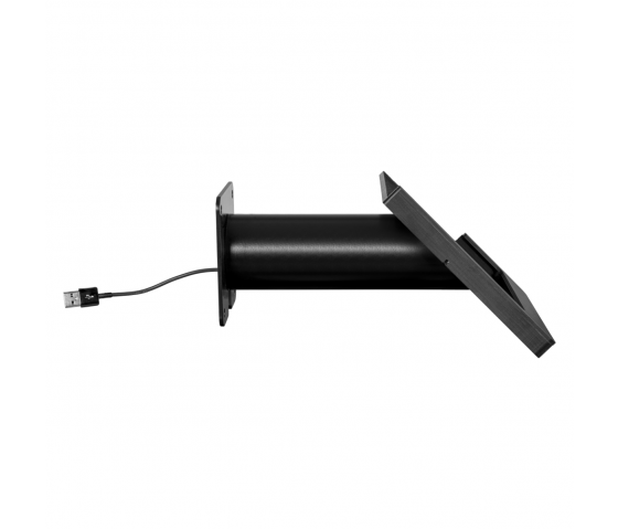 Domo Slide wall mount with charging functionality for iPad 10.9 & 11 inches - black