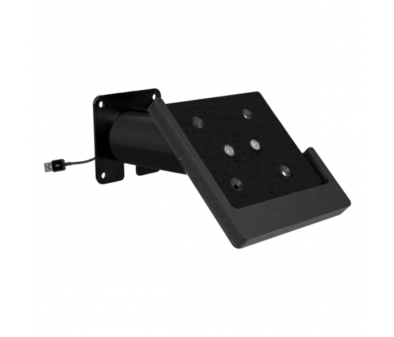 Domo Slide vägghållare med laddningsfunktion för iPad 10.2 & 10.5 - svart