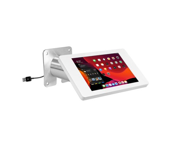 iPad wall mount Fino for iPad 2/3/4 - white/stainless steel 