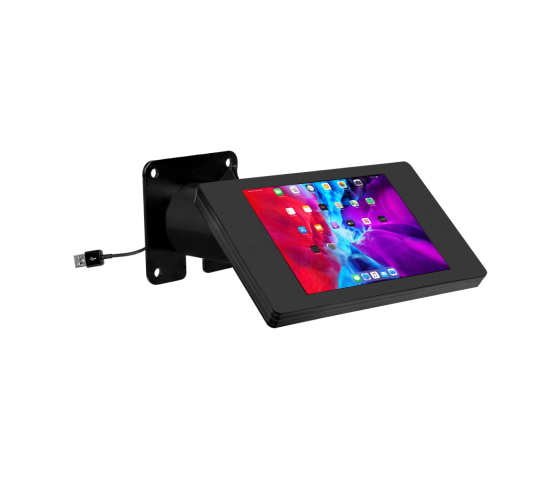Tablet wall holder Fino S for tablets between 7 and 8 inches - black