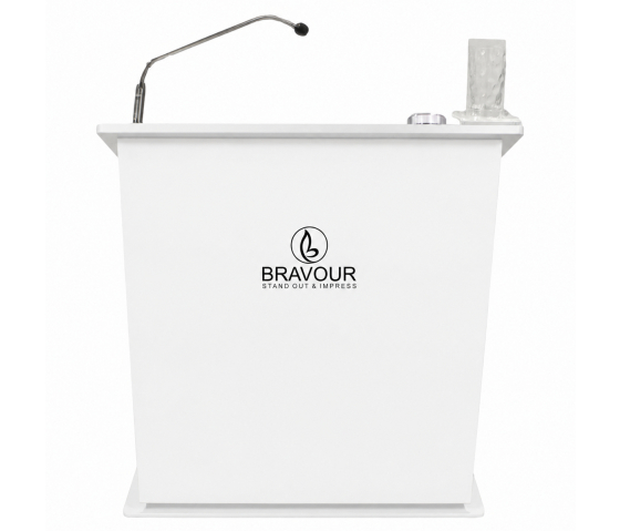 EQUAL wheelchair-accessible lectern - white