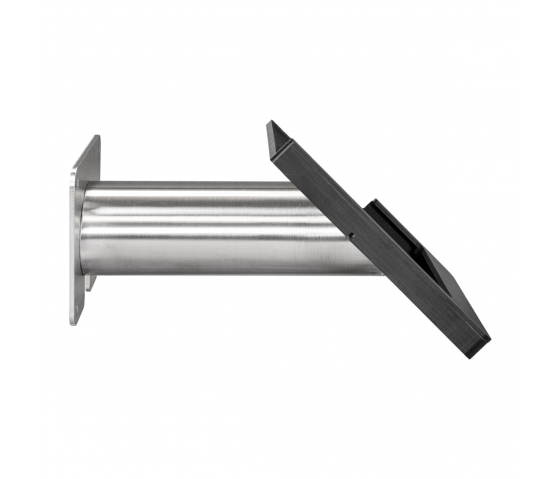 Domo Slide wandhouder voor iPad 10.2 & 10.5 - zwart/RVS