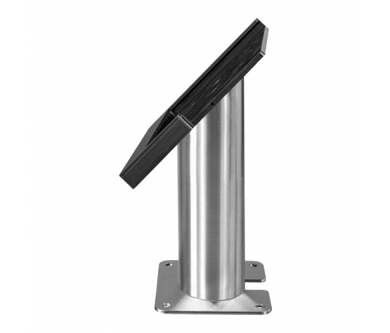 Domo Slide desk mount with charging functionality for iPad Air 11 inch 2024 - black/ stainless steel