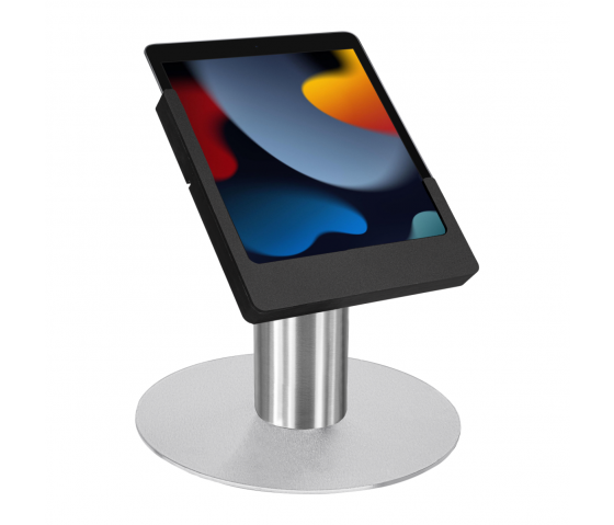 Soporte de mesa Domo Slide para iPad 10.2 y 10.5 - negro/acero inoxidable