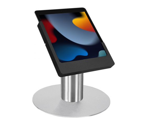 Domo Slide bordsställ för iPad 10.2 & 10.5 - svart/rostfritt stål