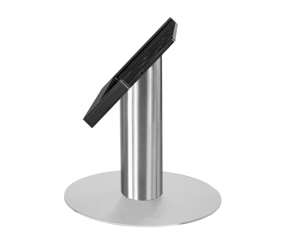 Domo Slide desk stand with charging functionality for iPad Air 11 inch 2024 - black/ stainless steel