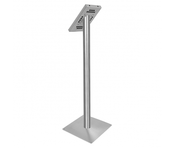 Tablet floor stand Securo S for 7-8 inch tablets - stainless steel