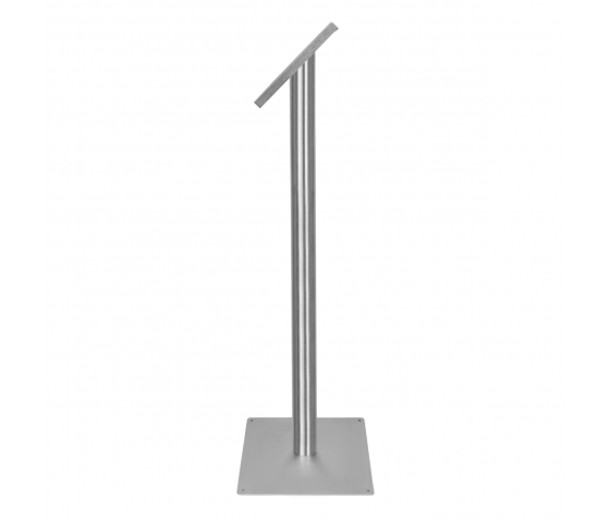 Tablet floor stand Securo S for 7-8 inch tablets - stainless steel