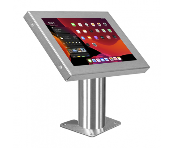 Soporte de mesa Securo M para tablets de 9-11 pulgadas - acero inoxidable