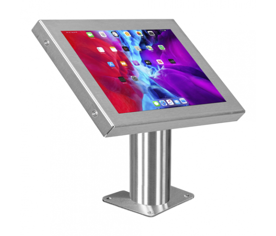 Tablet table holder Securo L for 12-13 inch tablets - stainless steel